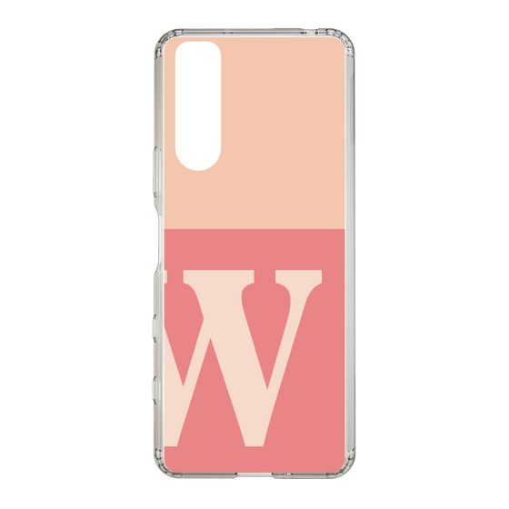 Slim Protection Case［ Original - initial two tone - W pink ］