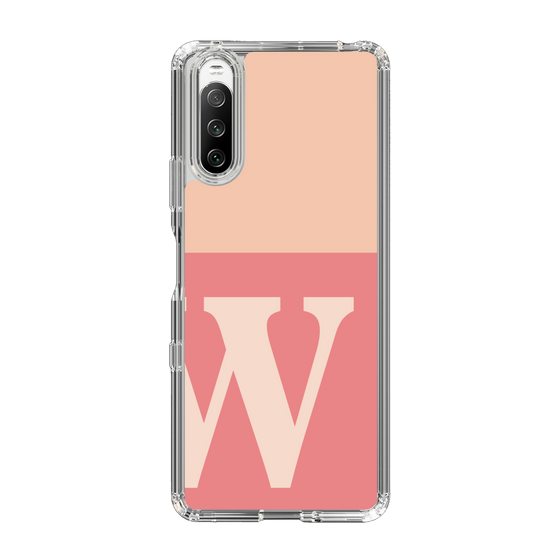 Slim Protection Case［ Original - initial two tone - W pink ］