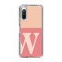 Slim Protection Case［ Original - initial two tone - W pink ］