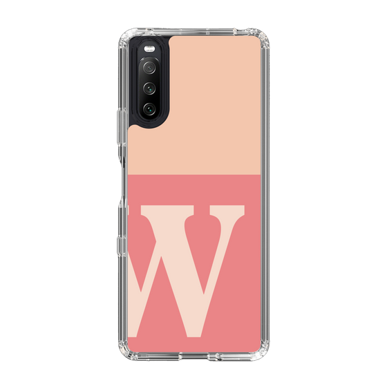 Slim Protection Case［ Original - initial two tone - W pink ］