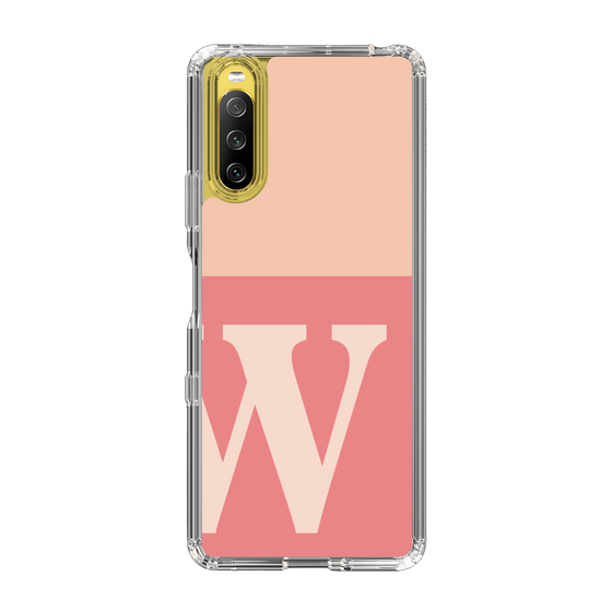 Slim Protection Case［ Original - initial two tone - W pink ］