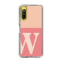 Slim Protection Case［ Original - initial two tone - W pink ］