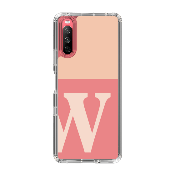 Slim Protection Case［ Original - initial two tone - W pink ］