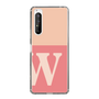 Slim Protection Case［ Original - initial two tone - W pink ］