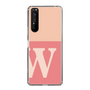Slim Protection Case［ Original - initial two tone - W pink ］