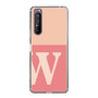 Slim Protection Case［ Original - initial two tone - W pink ］