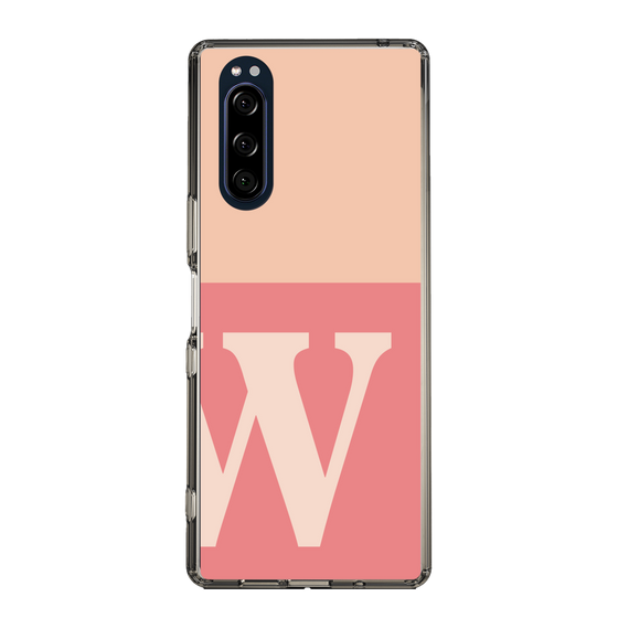 Slim Protection Case［ Original - initial two tone - W pink ］