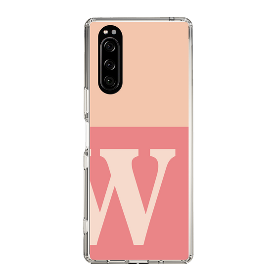 Slim Protection Case［ Original - initial two tone - W pink ］