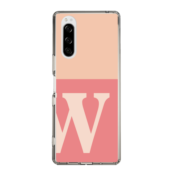 Slim Protection Case［ Original - initial two tone - W pink ］