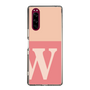 Slim Protection Case［ Original - initial two tone - W pink ］