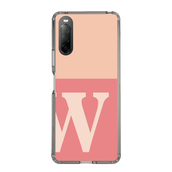 Slim Protection Case［ Original - initial two tone - W pink ］