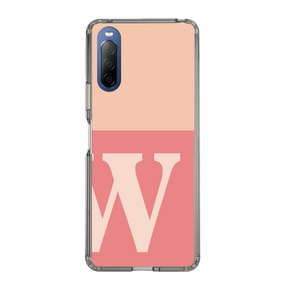 Slim Protection Case［ Original - initial two tone - W pink ］