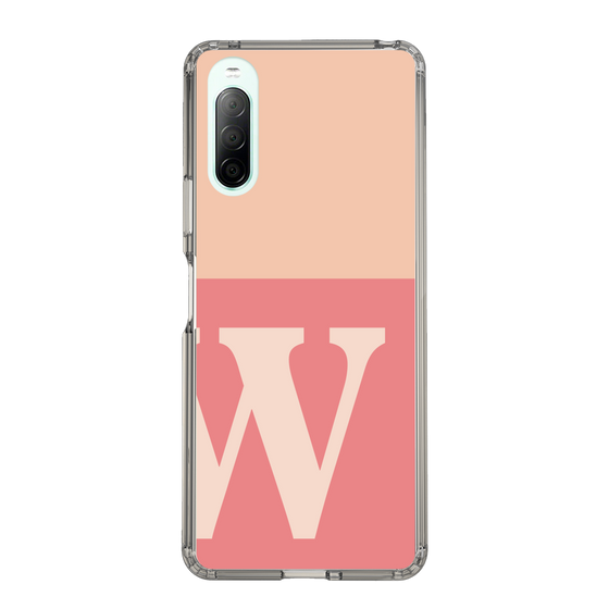 Slim Protection Case［ Original - initial two tone - W pink ］