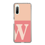 Slim Protection Case［ Original - initial two tone - W pink ］