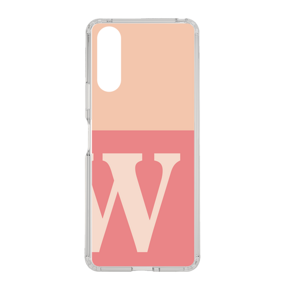 Slim Protection Case［ Original - initial two tone - W pink ］