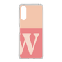 Slim Protection Case［ Original - initial two tone - W pink ］