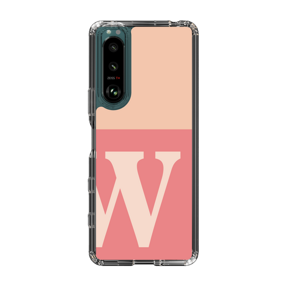 Slim Protection Case［ Original - initial two tone - W pink ］