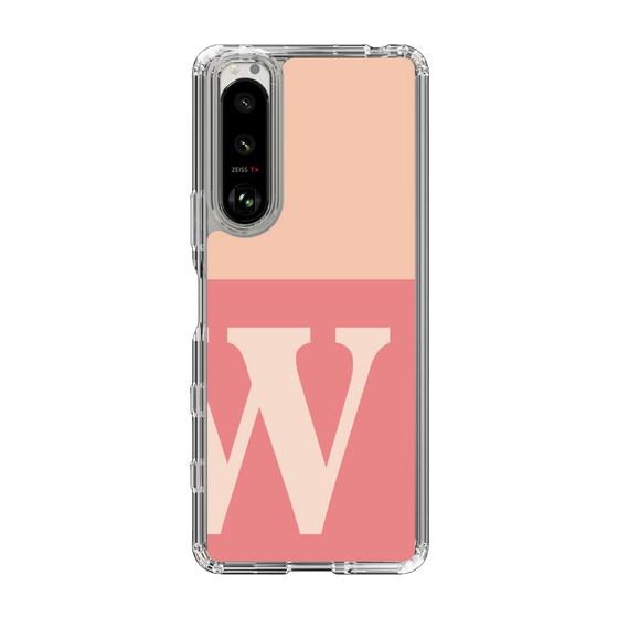 Slim Protection Case［ Original - initial two tone - W pink ］