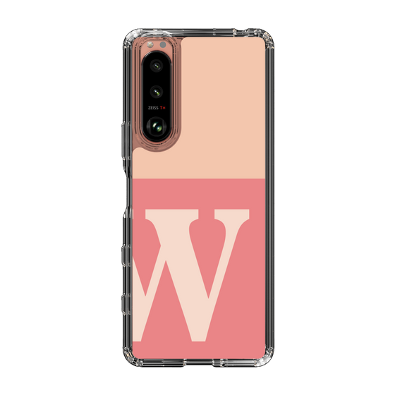Slim Protection Case［ Original - initial two tone - W pink ］