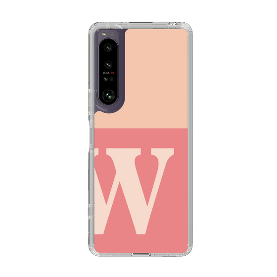 Slim Protection Case［ Original - initial two tone - W pink ］