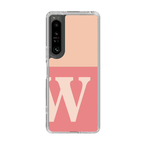 Slim Protection Case［ Original - initial two tone - W pink ］