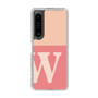 Slim Protection Case［ Original - initial two tone - W pink ］
