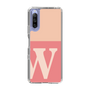 Slim Protection Case［ Original - initial two tone - W pink ］