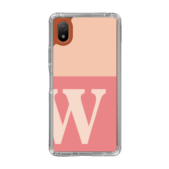 Slim Protection Case［ Original - initial two tone - W pink ］
