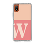 Slim Protection Case［ Original - initial two tone - W pink ］