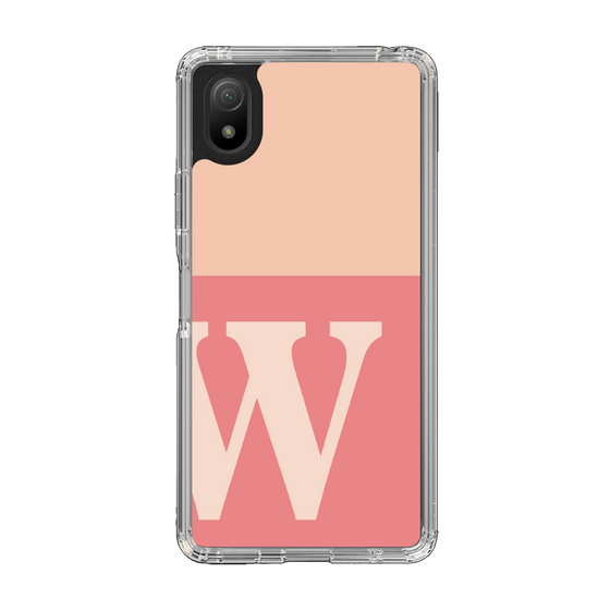 Slim Protection Case［ Original - initial two tone - W pink ］