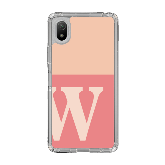 Slim Protection Case［ Original - initial two tone - W pink ］