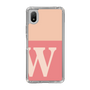 Slim Protection Case［ Original - initial two tone - W pink ］