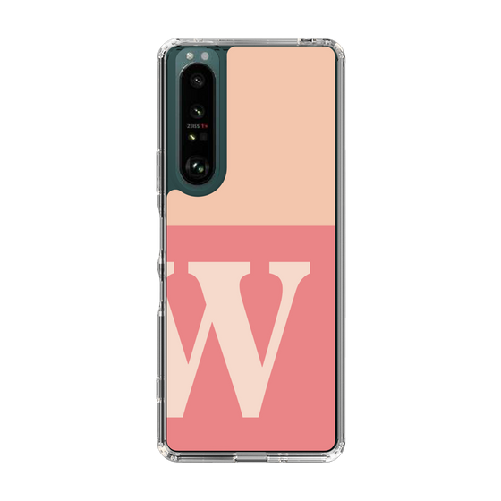 Slim Protection Case［ Original - initial two tone - W pink ］