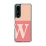 Slim Protection Case［ Original - initial two tone - W pink ］