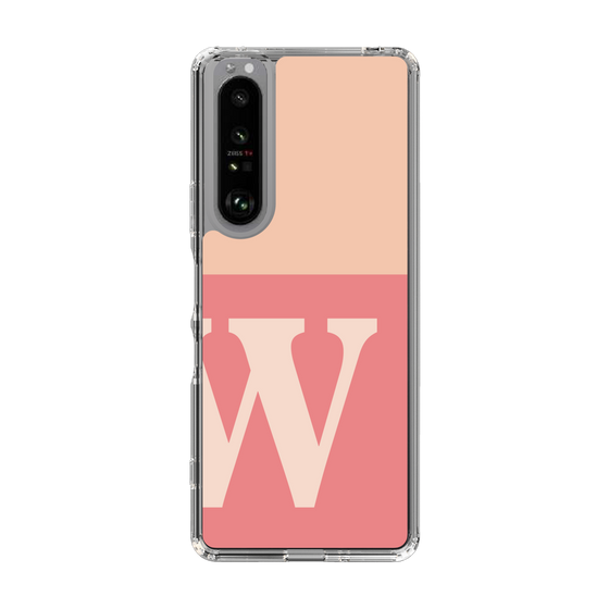 Slim Protection Case［ Original - initial two tone - W pink ］