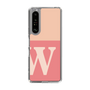 Slim Protection Case［ Original - initial two tone - W pink ］