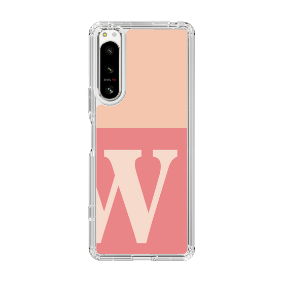 Slim Protection Case［ Original - initial two tone - W pink ］
