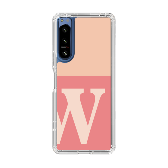 Slim Protection Case［ Original - initial two tone - W pink ］