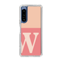 Slim Protection Case［ Original - initial two tone - W pink ］