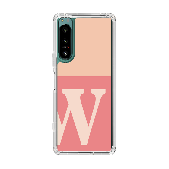 Slim Protection Case［ Original - initial two tone - W pink ］