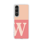 Slim Protection Case［ Original - initial two tone - W pink ］