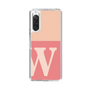 Slim Protection Case［ Original - initial two tone - W pink ］