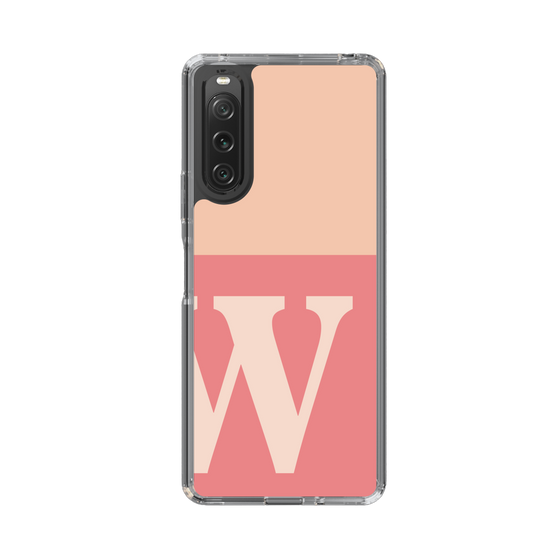 Slim Protection Case［ Original - initial two tone - W pink ］