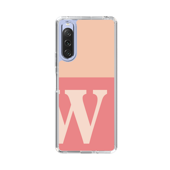 Slim Protection Case［ Original - initial two tone - W pink ］