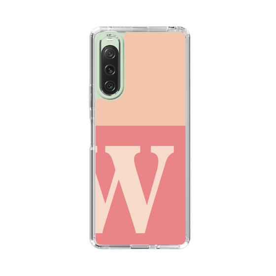 Slim Protection Case［ Original - initial two tone - W pink ］