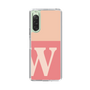 Slim Protection Case［ Original - initial two tone - W pink ］