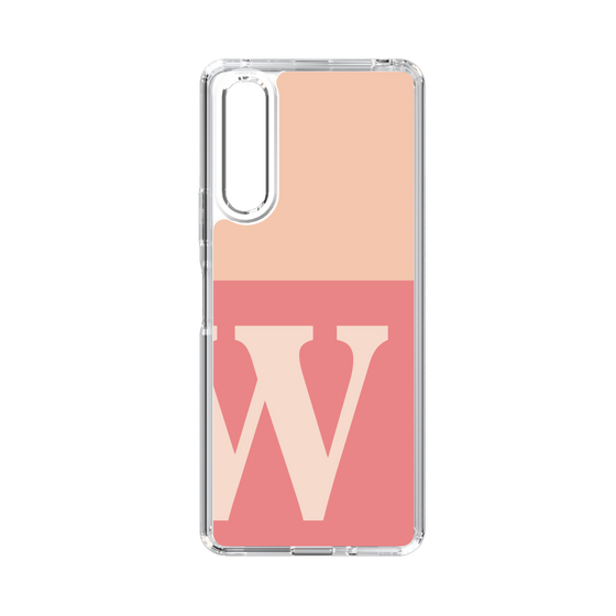 Slim Protection Case［ Original - initial two tone - W pink ］