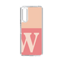Slim Protection Case［ Original - initial two tone - W pink ］