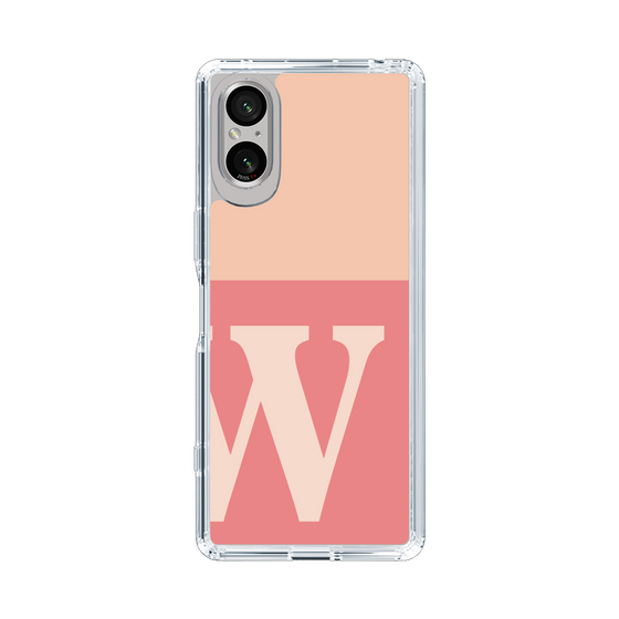 Slim Protection Case［ Original - initial two tone - W pink ］