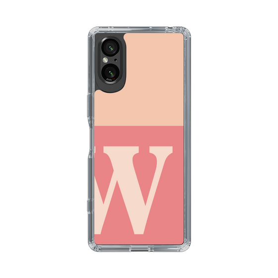 Slim Protection Case［ Original - initial two tone - W pink ］